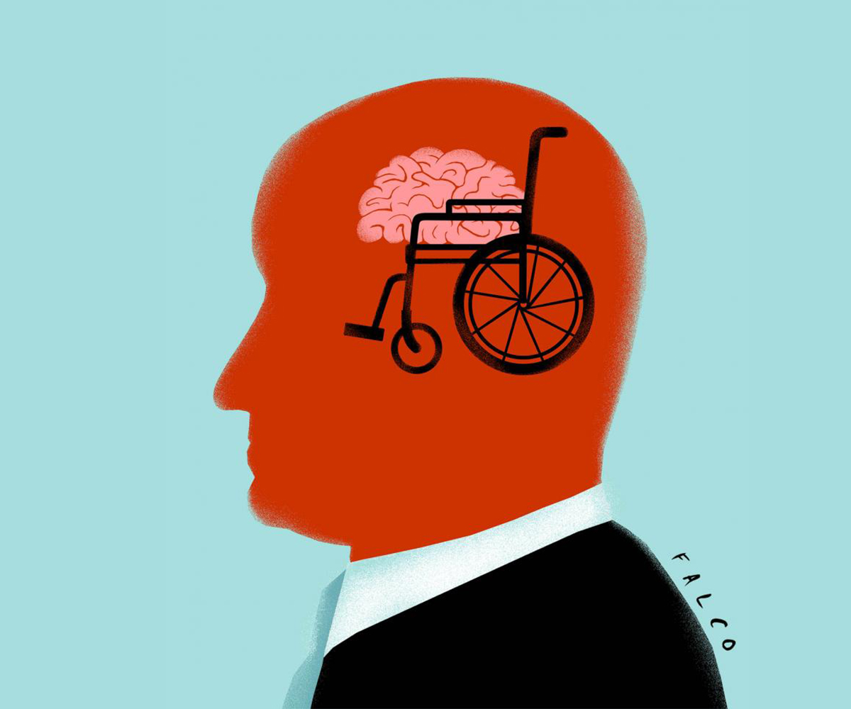 Инвалидность мозг. Neuro hat disabled.